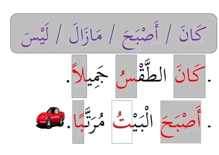 بطاقات ترسيخية لقواعد اللغة العربية سنة سابعة